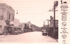 downtown-mariposa-1940s downtown mariposa hotel yosemite lodging